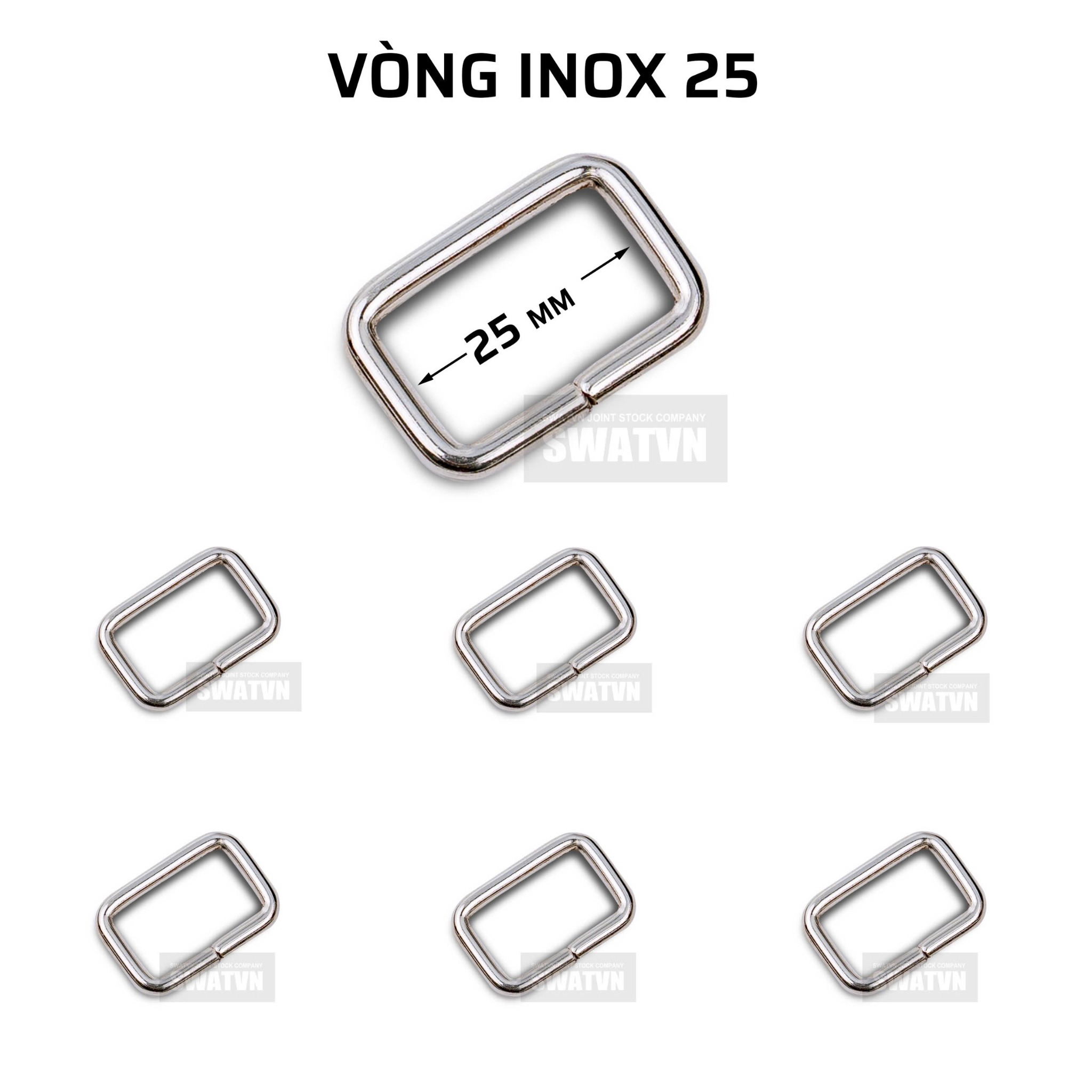 KHOEN VUÔNG 25mm KHÓI
