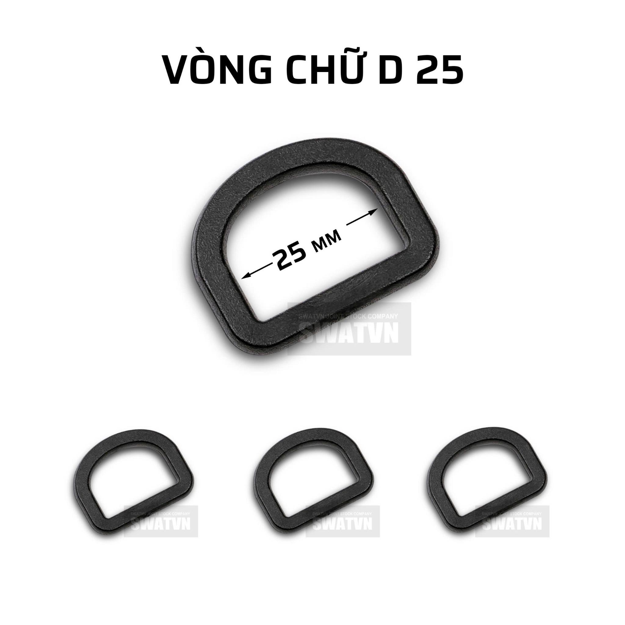 VÒNG CHỮ D 25mm
